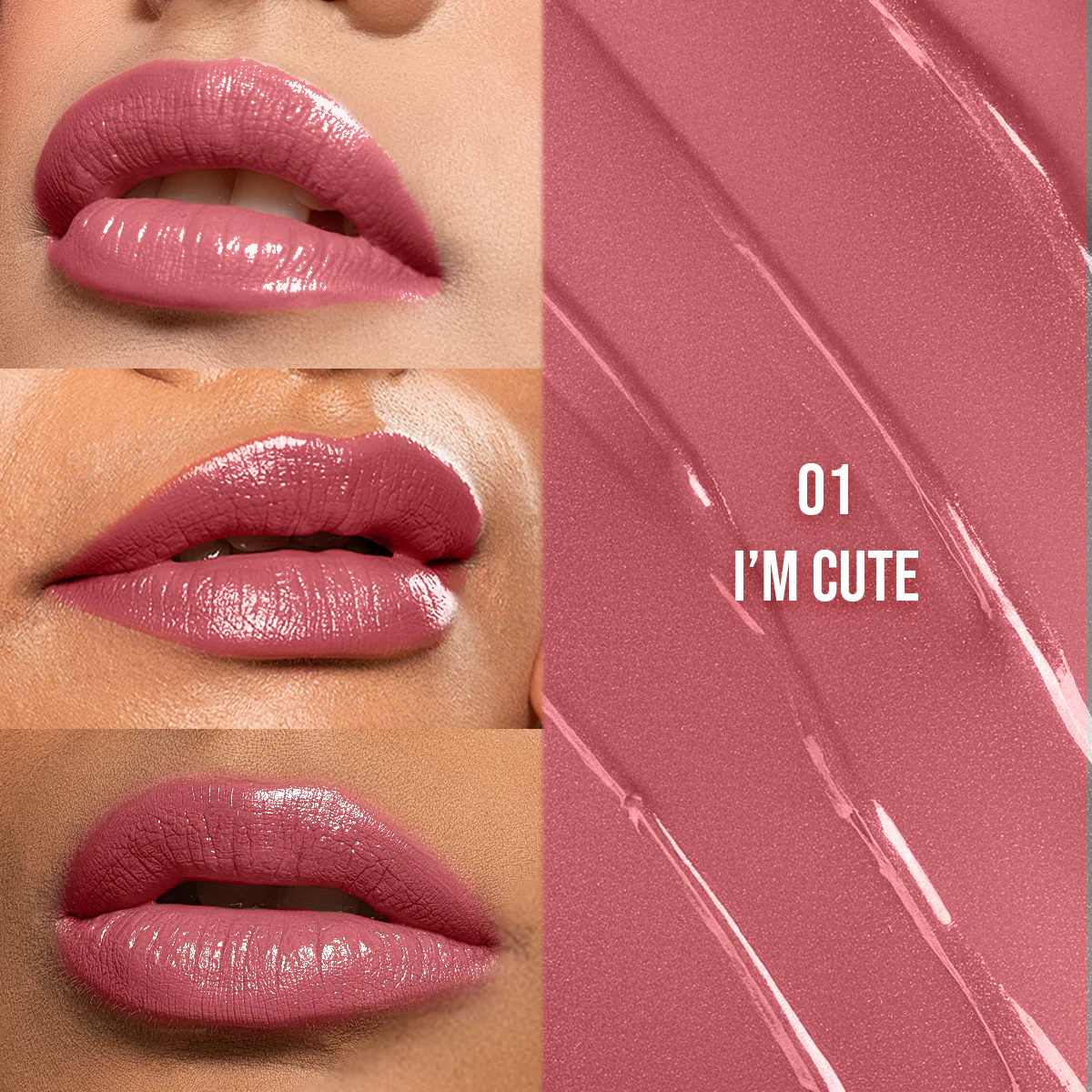 Gloss Lock 2-in-1 Lipstick - 01 I'm Cute - Image 4