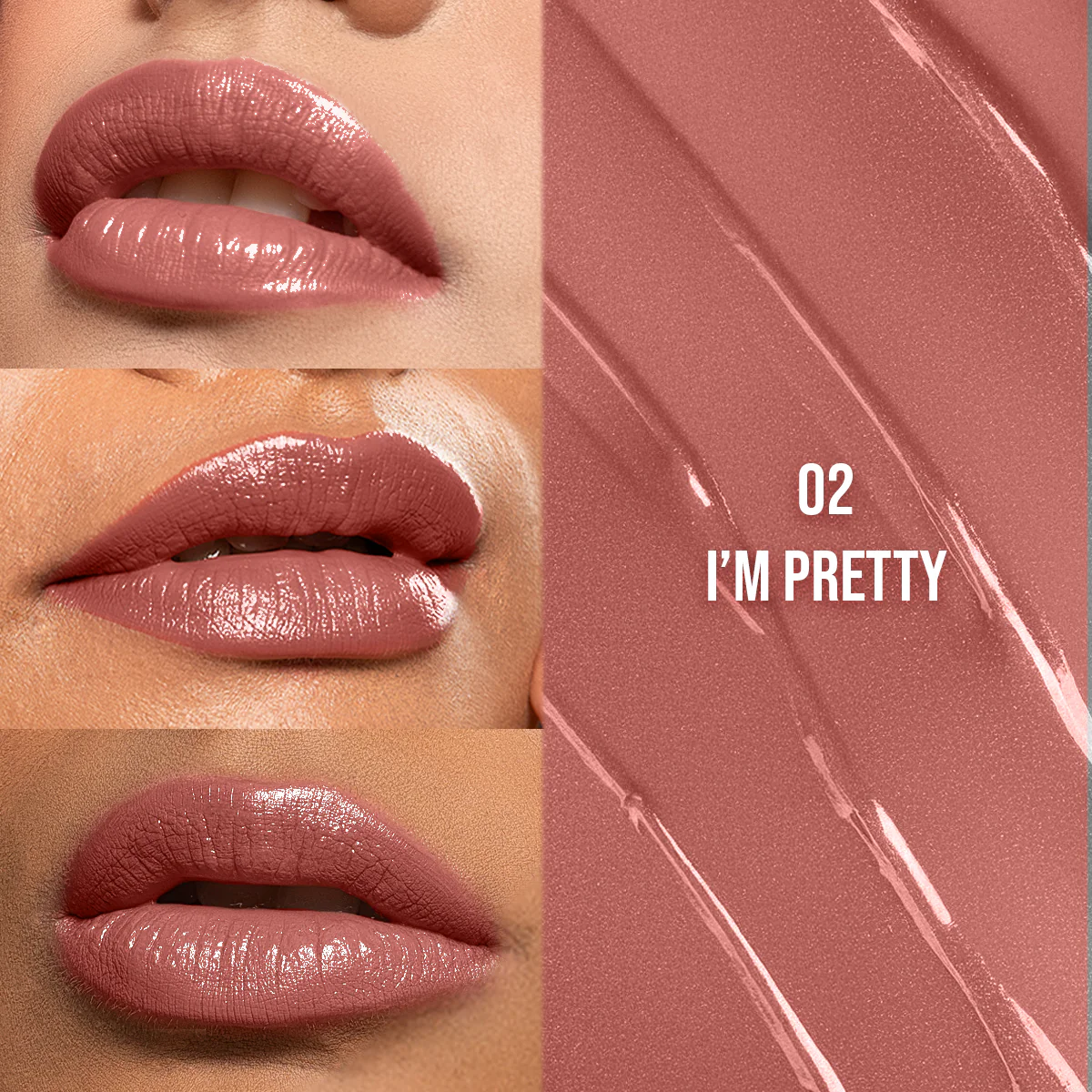 Gloss Lock 2-in-1 Lipstick - 02 I'm Pretty - Image 4