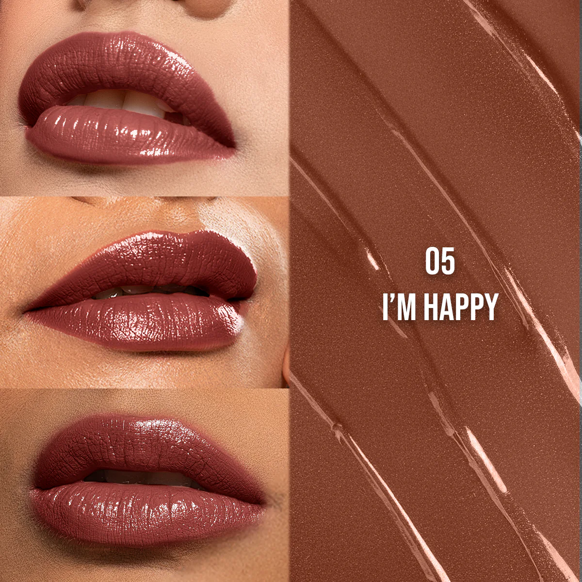 Gloss Lock 2-in-1 Liquid Lipstick - 05 I'm Happy - Image 4