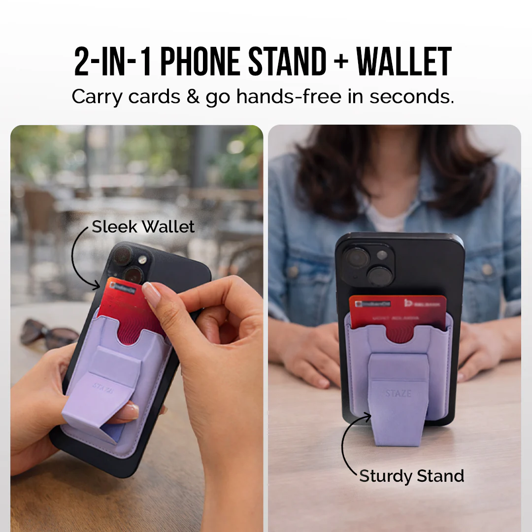 GripIt Magnetic Phone Card Holder + Stand - Image 2