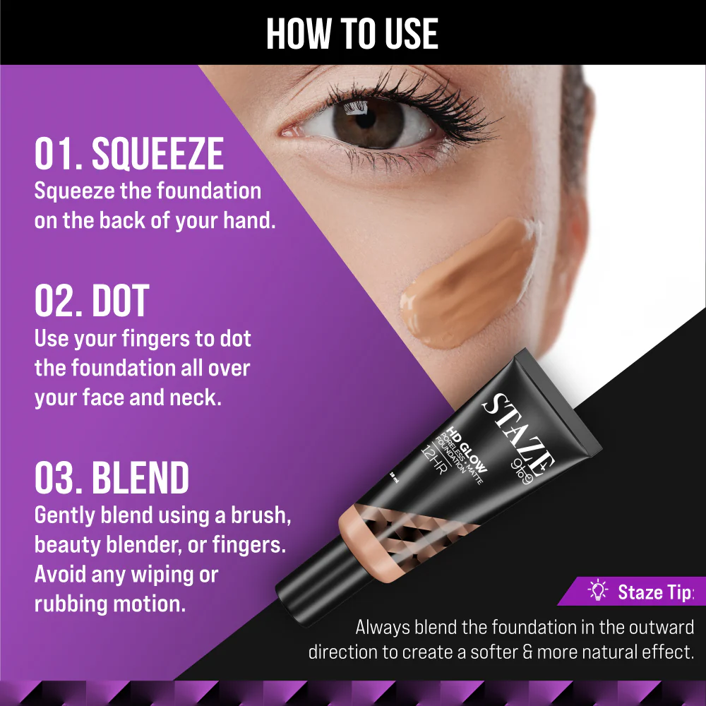 HD Glow Foundation - 115N Cream - Image 4