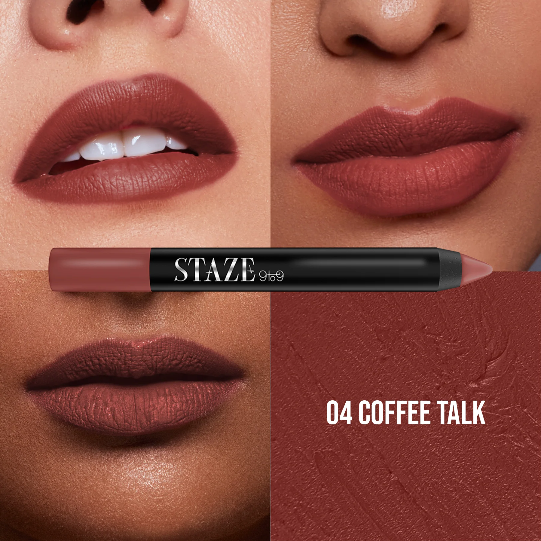 Pout On Lip Crayon - 04 Coffee Talk - Image 2