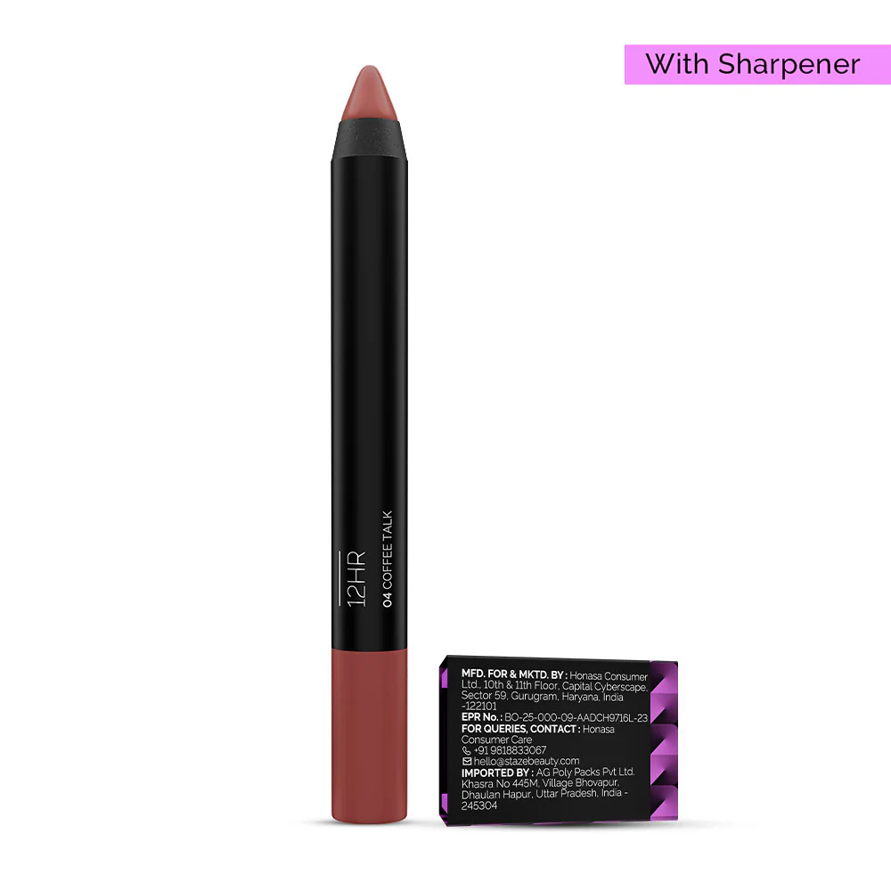 Pout On Lip Crayon 04 Coffee Talk with Sharpener - Image 7