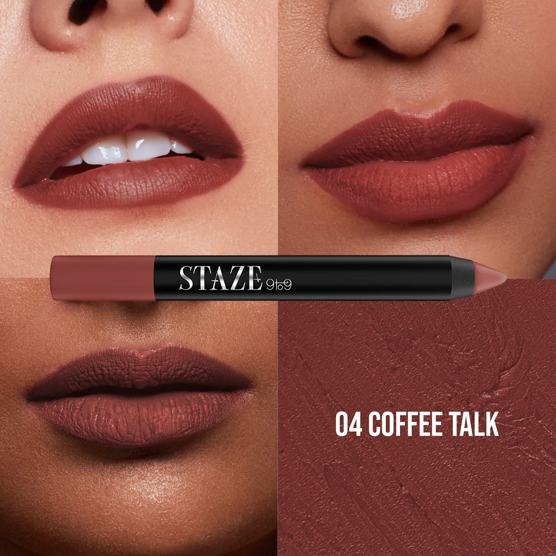 The Pout On Lip Crayon - 04 Coffee Talk - Image 4