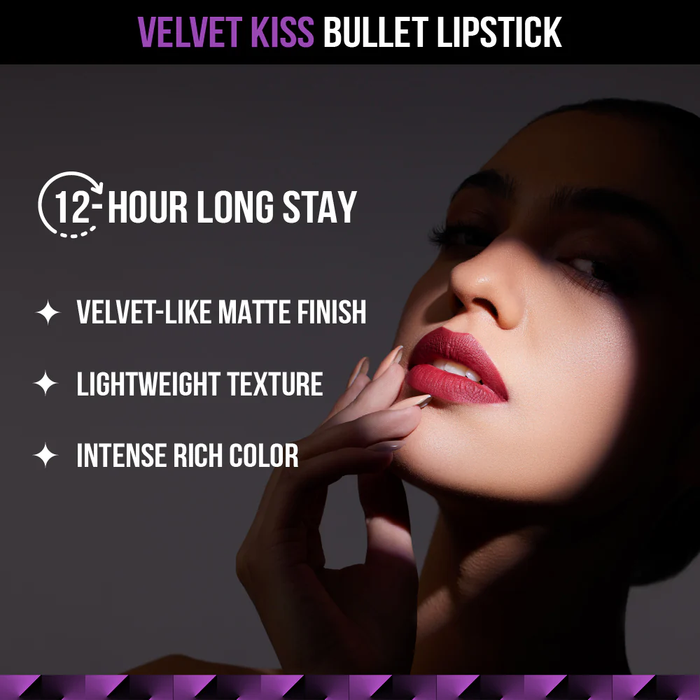 Velvet Kiss Lipstick - 05 Pinky Promise - Image 2
