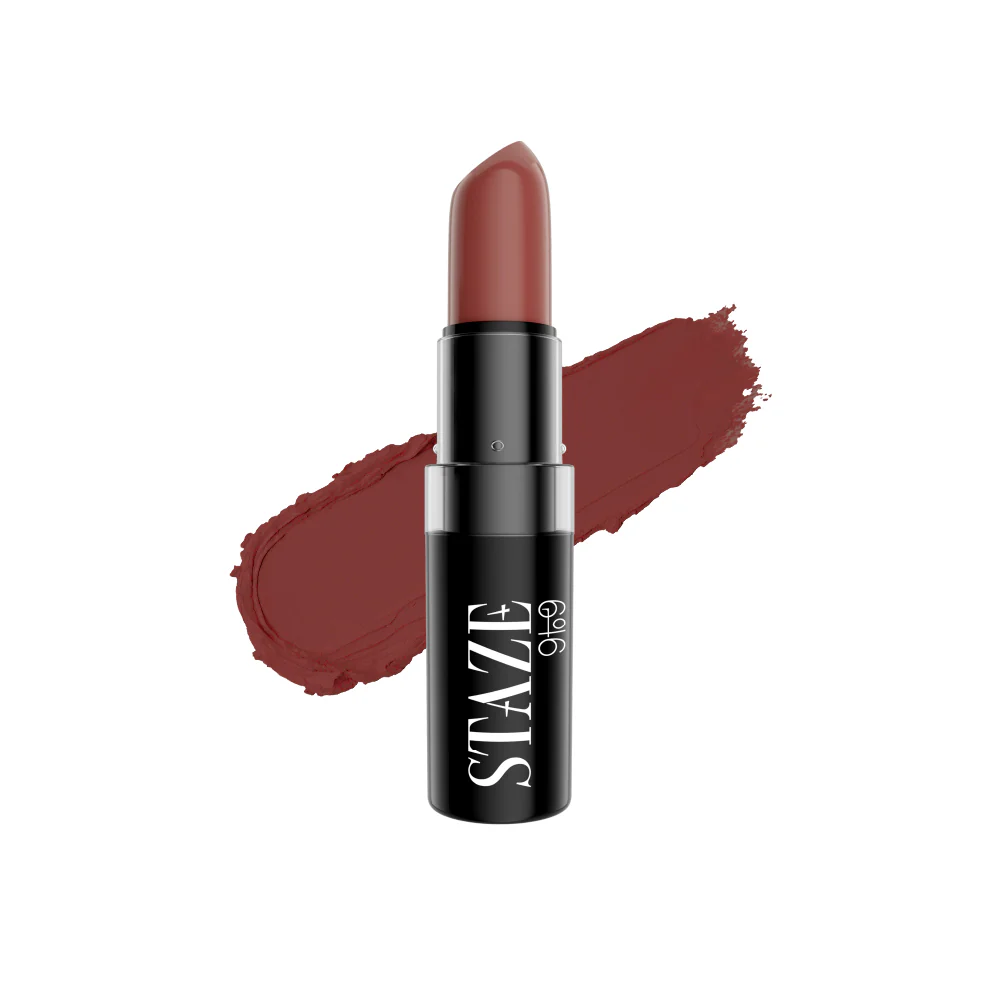 Velvet Kiss Bullet Lipstick 06 Hot Chocolate with Mascara - Image 2