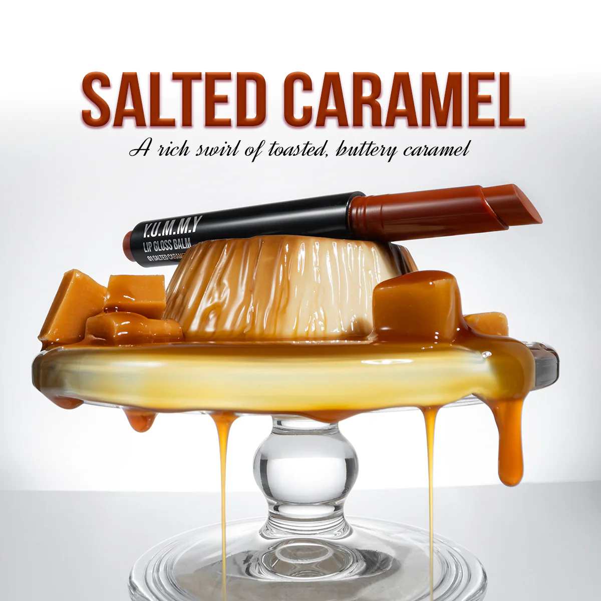 Y.U.M.M.Y Lip Gloss Balm - 01 Salted Caramel - Image 2