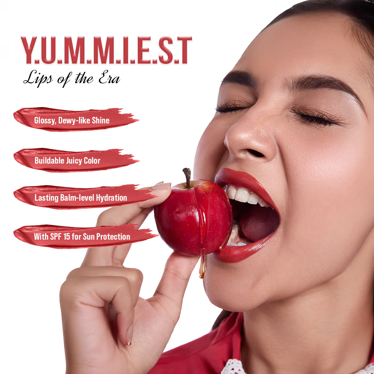Y.U.M.M.Y Lip Gloss Balm - 03 Apple Pie - Image 3