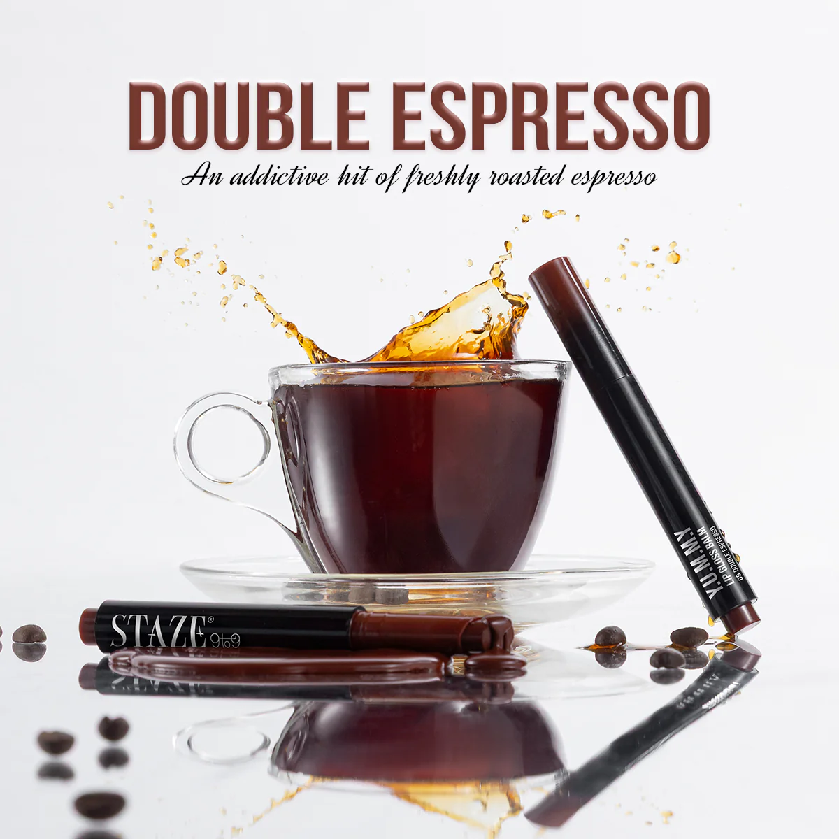 Y.U.M.M.Y Lip Gloss Balm - 05 Double Espresso - Image 2
