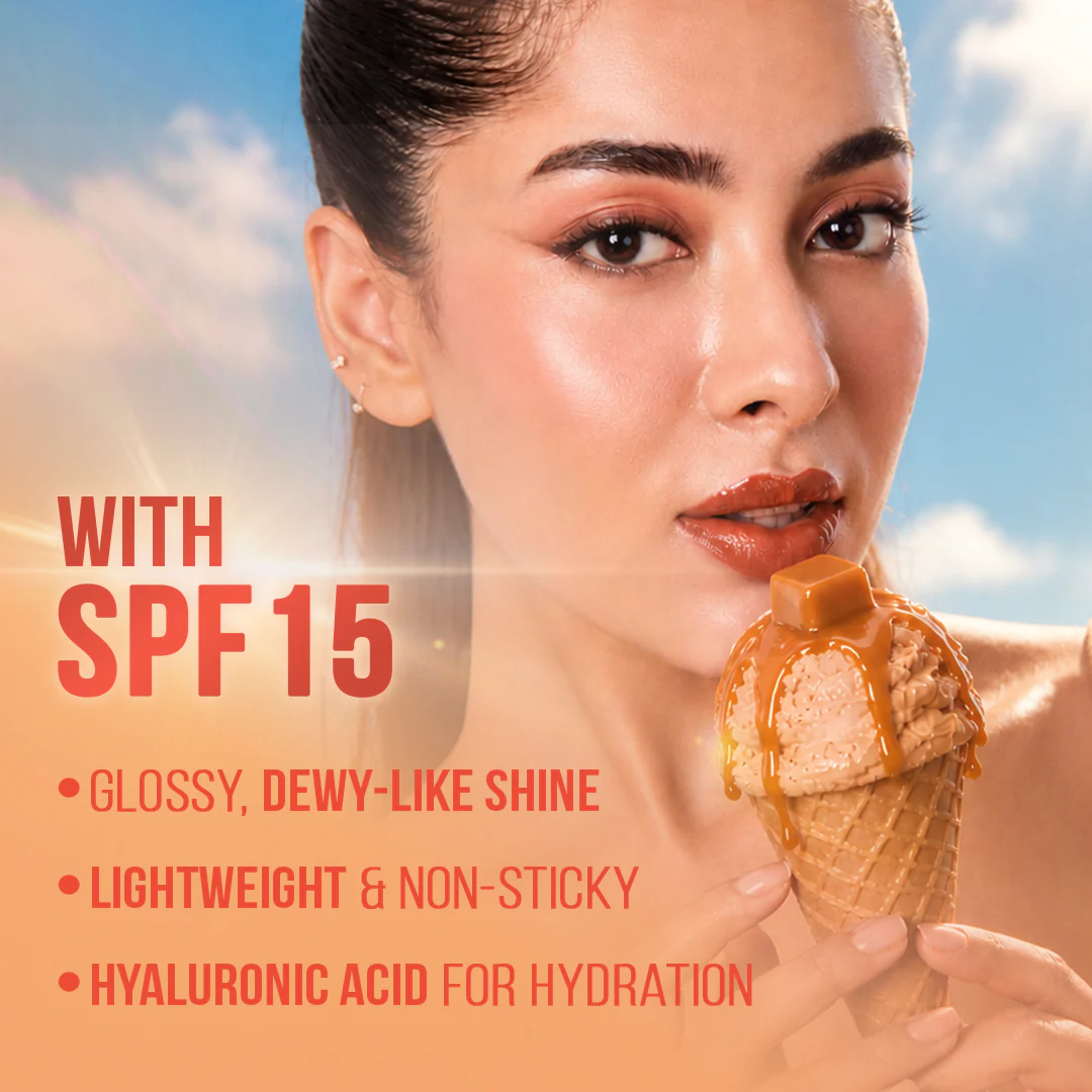 Y.U.M.M.Y Lip Gloss Balm - 01 Salted Caramel - Image 3