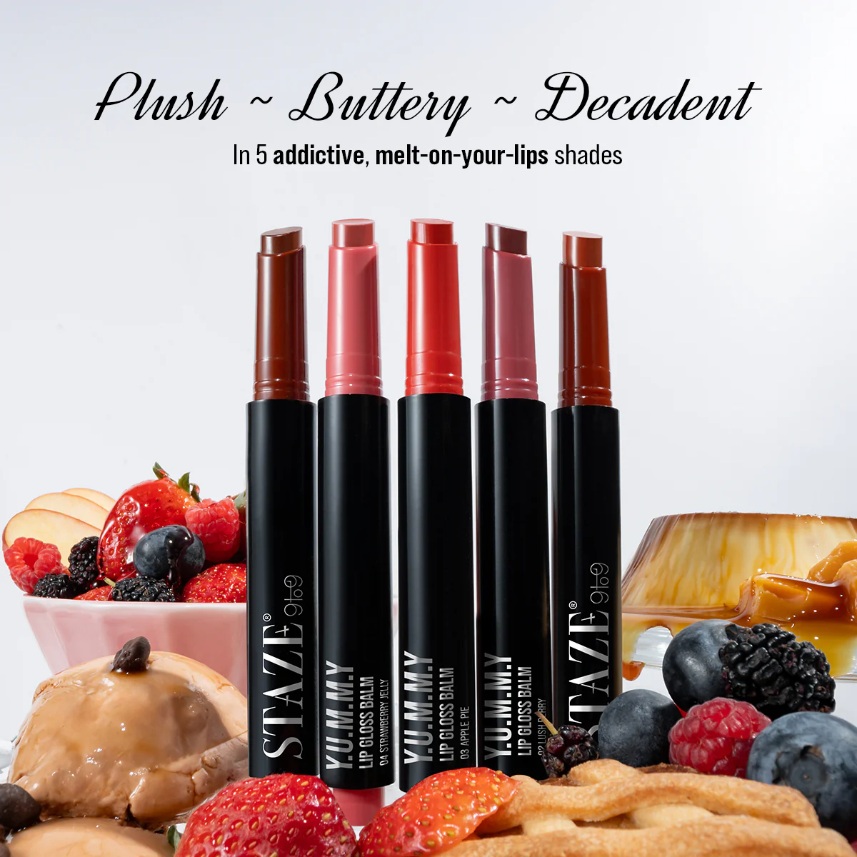 Y.U.M.M.Y Lip Gloss Balm - 01 Salted Caramel - Image 7